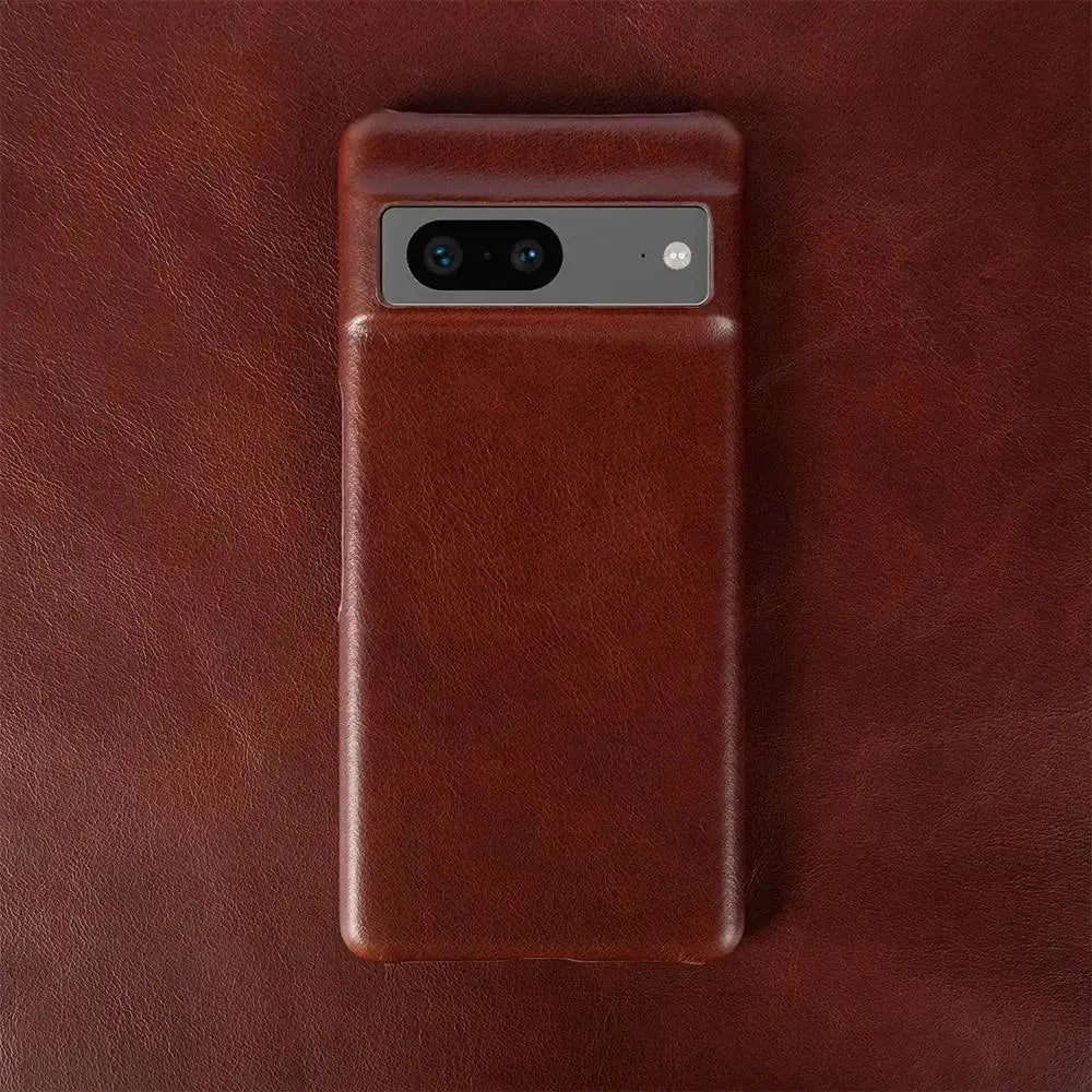 LuxeGuard Genuine Leather Case for Google Pixel 5 6 7 8