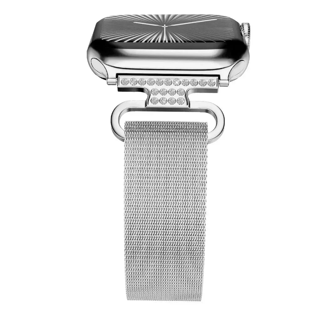 Milanese Strap for Apple Watch Ultra 2/1 49mm 10 42 46mm Magnetic Bracelet for iWatch 9 8 7 SE 6 5 4 41mm 45 40 44mm Women Band Pinnacle Luxuries