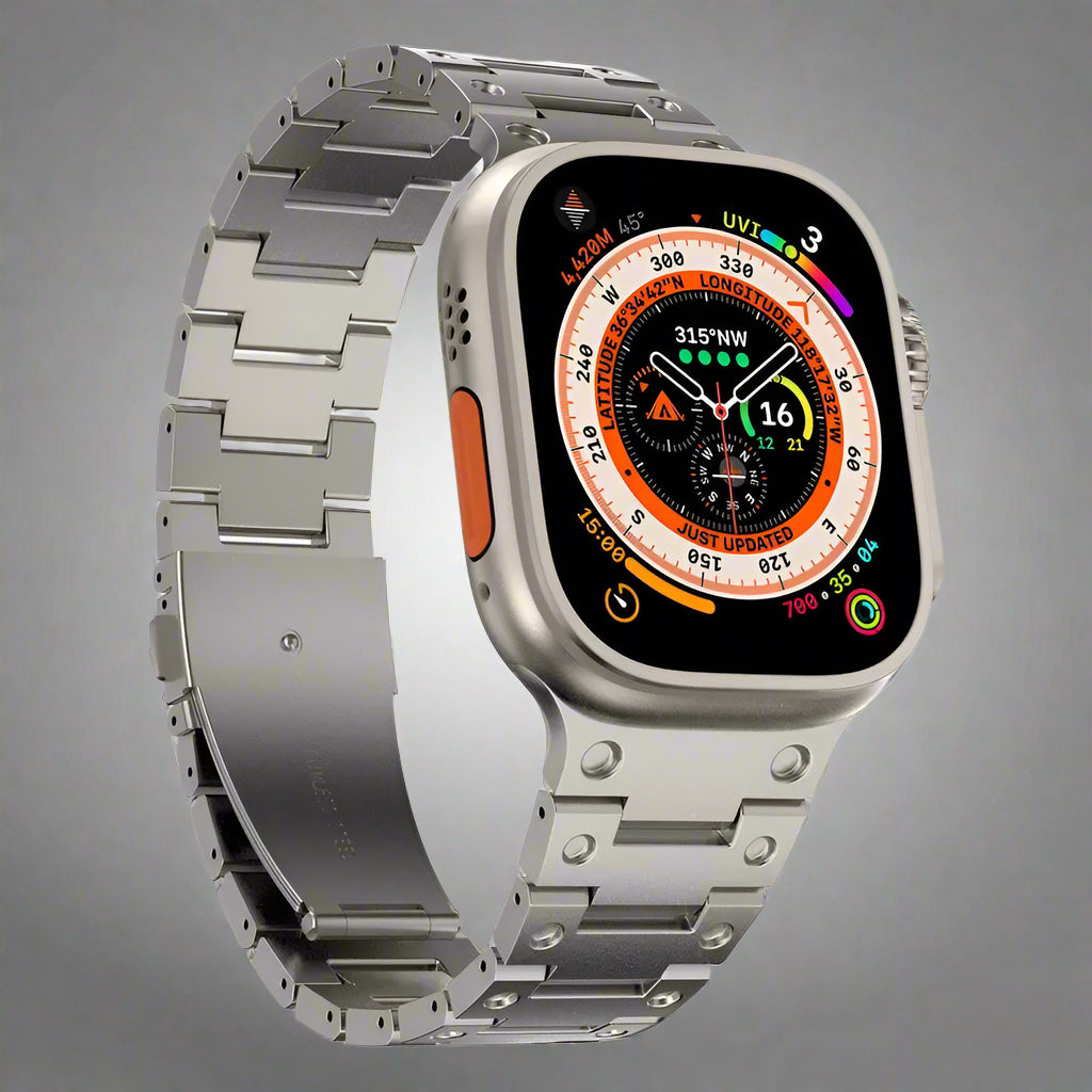 Titanium Elegance Custom Watch Band for Apple Watch Pinnacle Luxuries