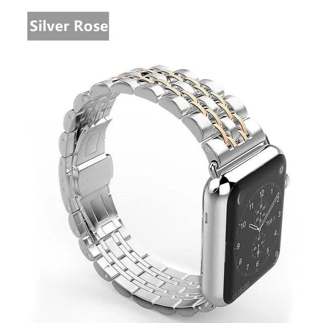 Ultimate Stainless Steel Apple Watch Band Case - Pinnacle Luxuries