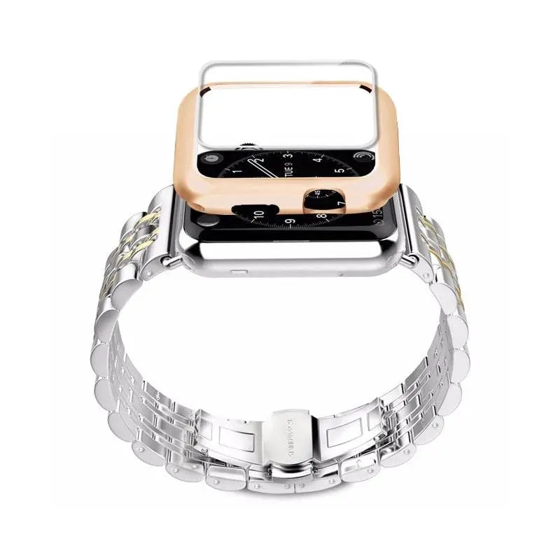 Ultimate Stainless Steel Apple Watch Band Case - Pinnacle Luxuries