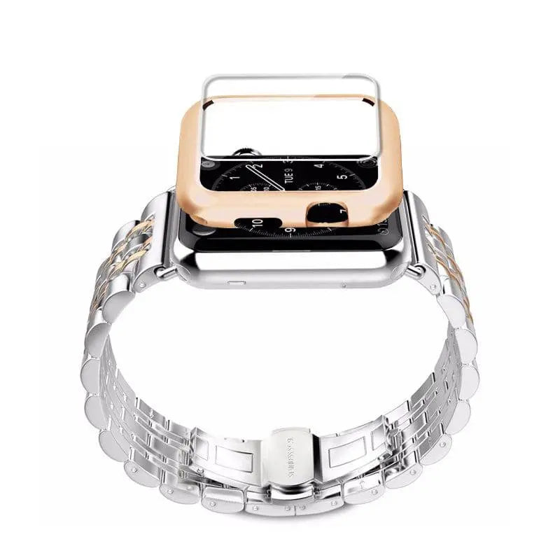 Ultimate Stainless Steel Apple Watch Band Case - Pinnacle Luxuries