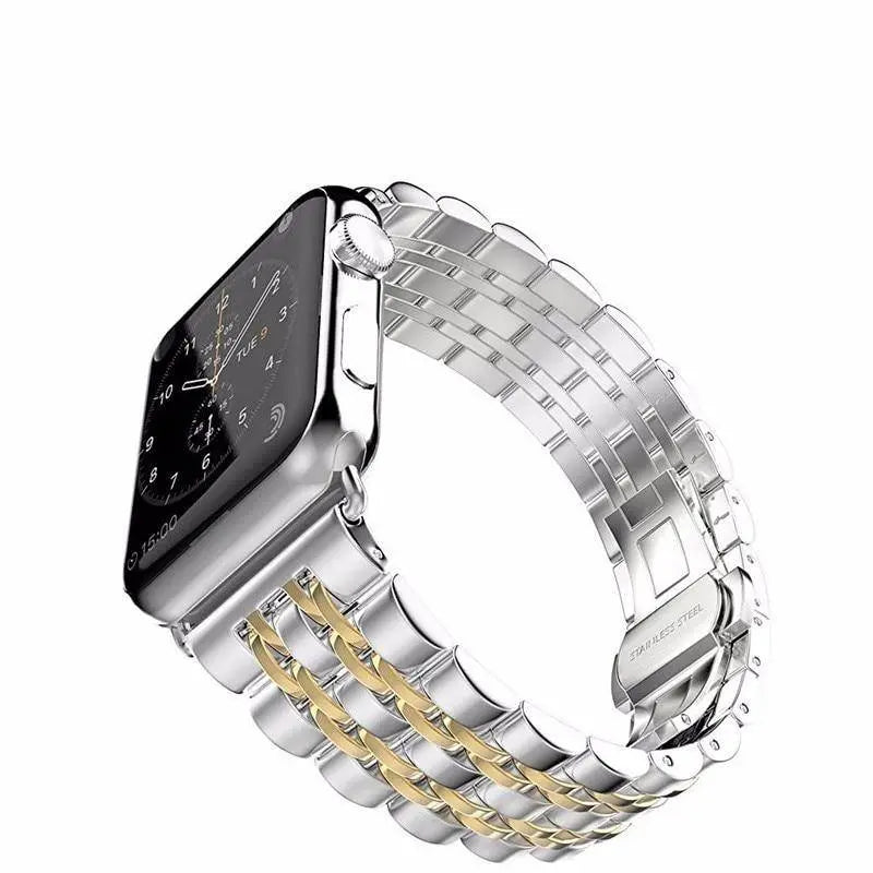 Ultimate Stainless Steel Apple Watch Band Case - Pinnacle Luxuries