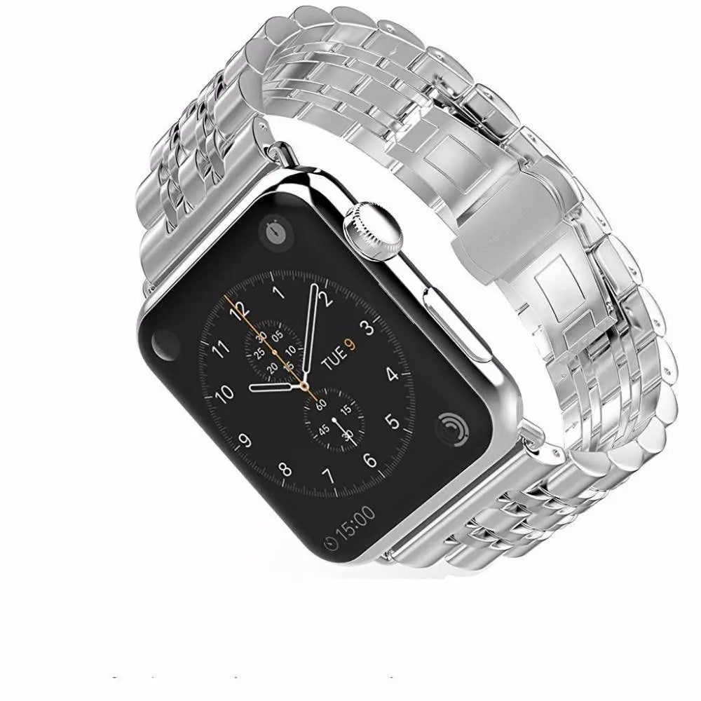 Ultimate Stainless Steel Apple Watch Band Case - Pinnacle Luxuries