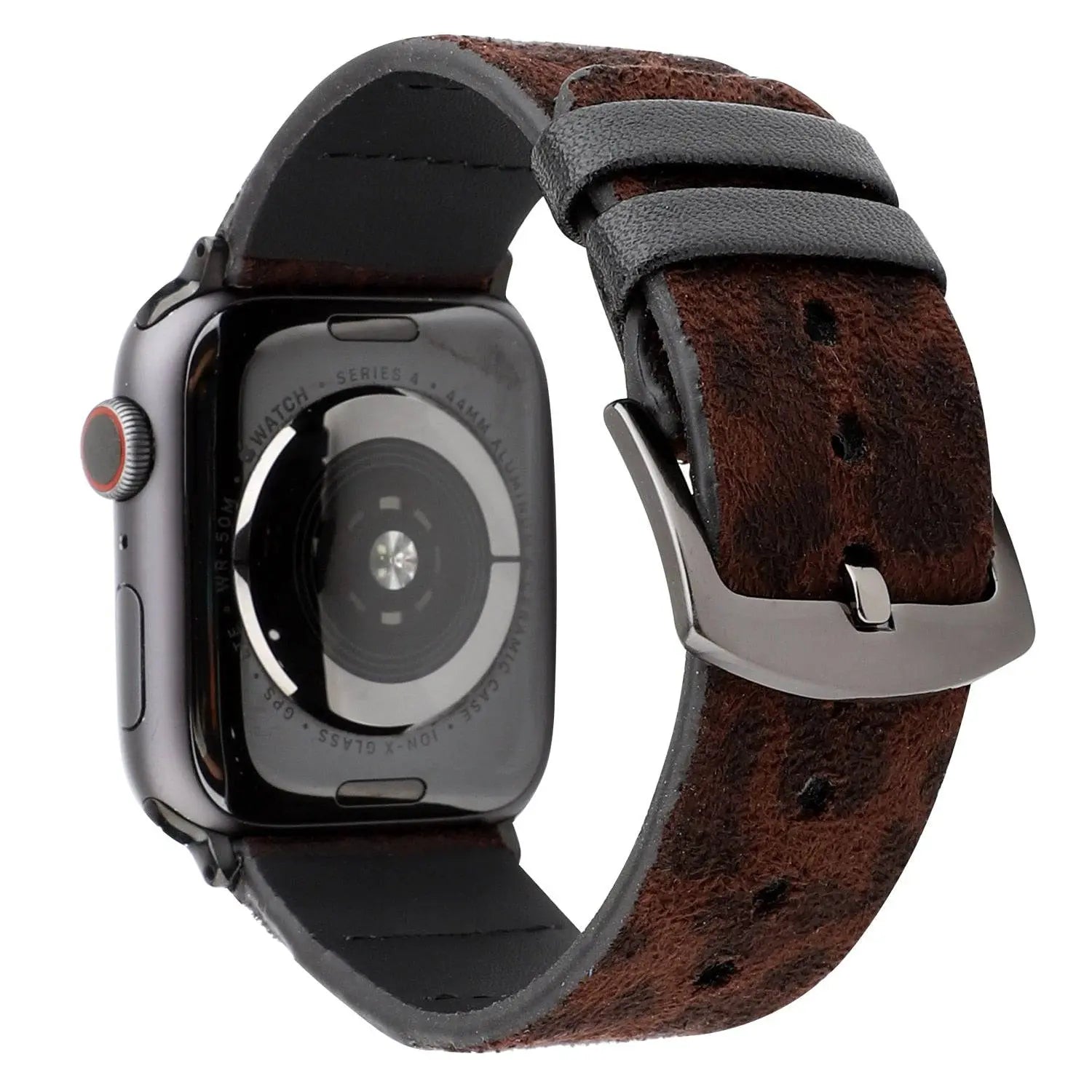 Custom Genuine Leather Leopard Women's Apple Watch Band - Pinnacle Luxuries