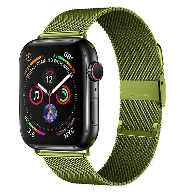 Premium Stainless Steel Mesh Band For Apple Watch SE Series 6 - Pinnacle Luxuries