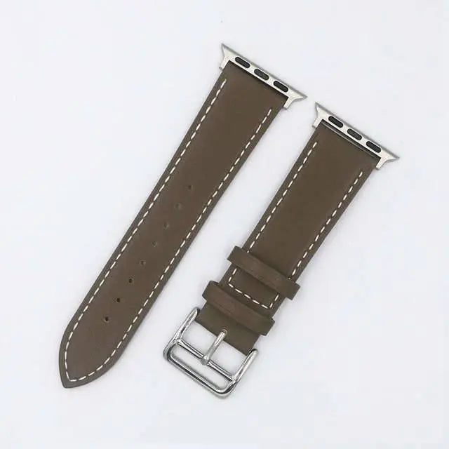 Vintage Genuine Leather Band For Apple Watch Series 7 41mm 45mm - Pinnacle Luxuries