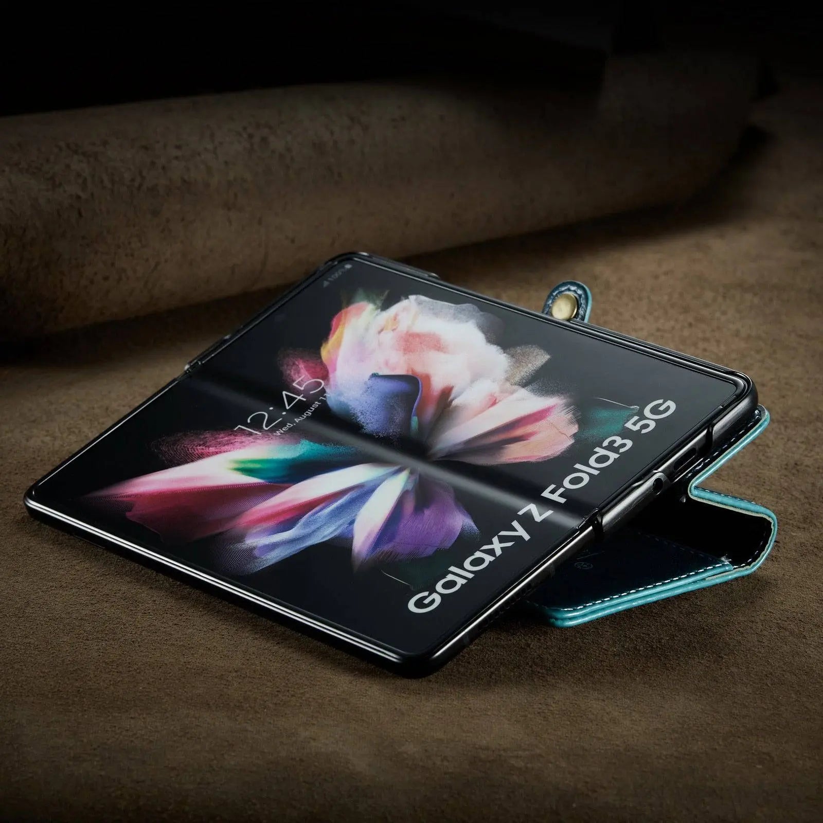 Premium Custom Genuine Leather Case For Samsung Galaxy Z Fold 3 5G - Pinnacle Luxuries