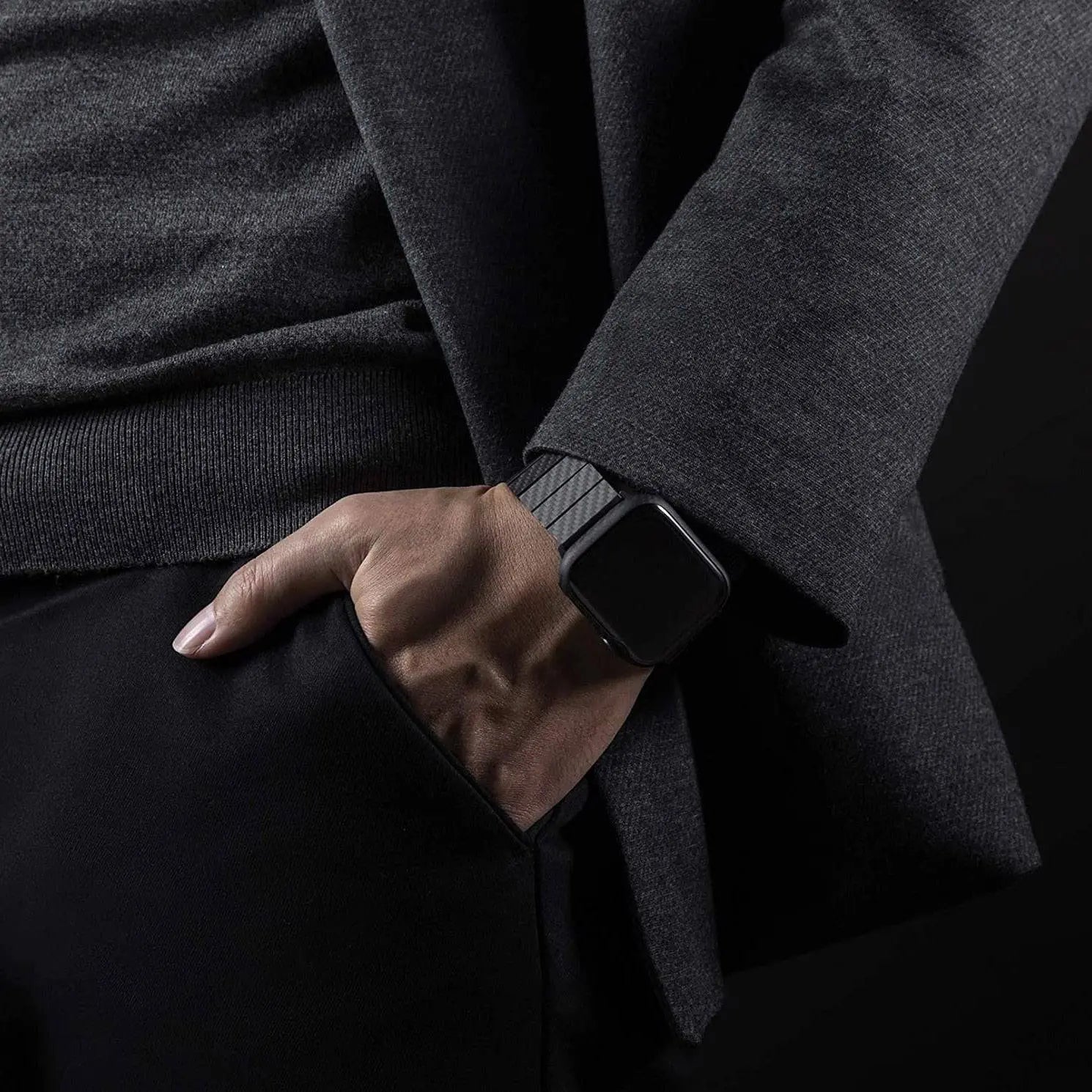 Phantom Carbon Fiber Band For Apple Watch - Pinnacle Luxuries